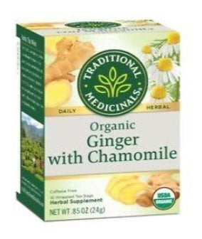Traditional Medicinals Ginger with Chamomile Tea