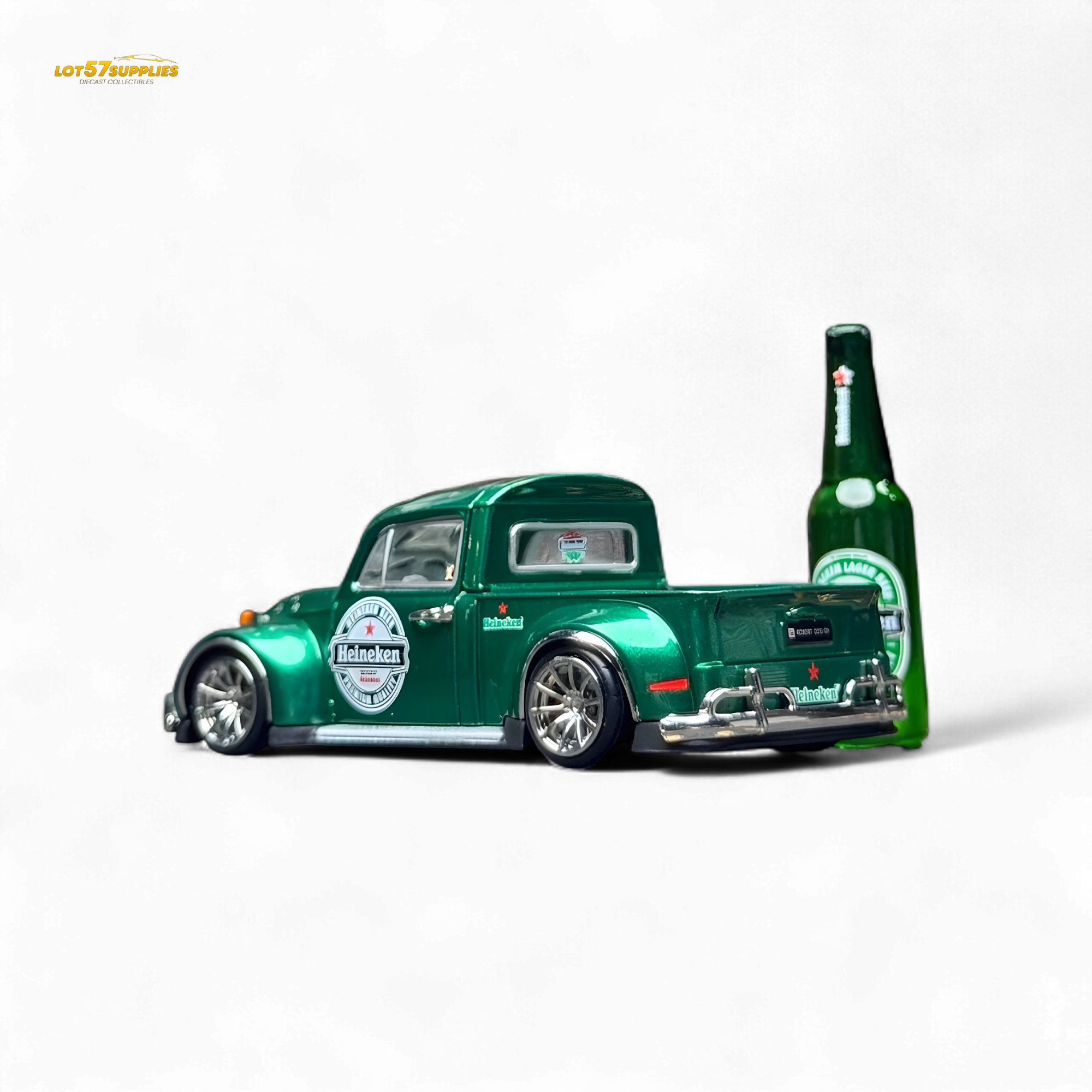 Liberty 64 Beetle Pickup - H E I N E K E N Livery 1:64