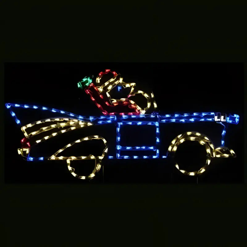 Santa in 57' Chevy
