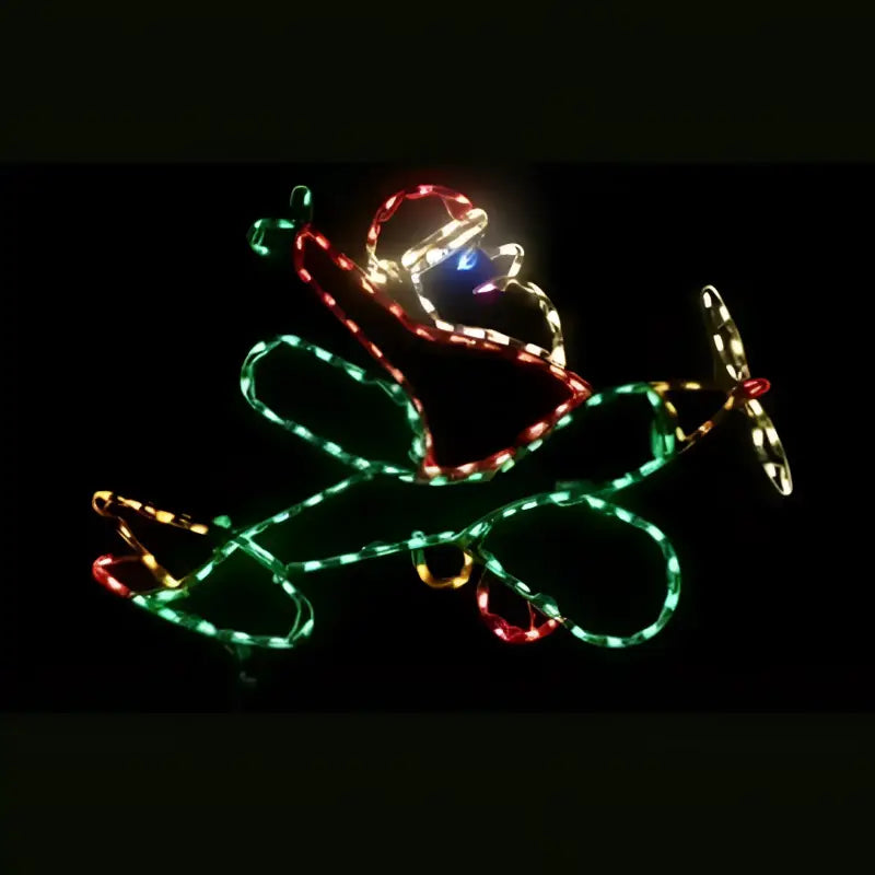 Santa in Airplane Small