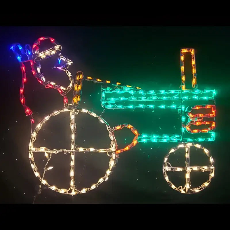 Santa on Tractor