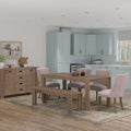 Seashore Dining Table, Antique Natural