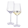 Monet Stemmed Wine Glassware, Purple, Set of 2