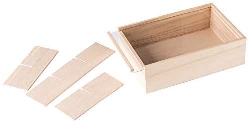 Six Sectional Wooden Box 7’’x5’’x2.5’’