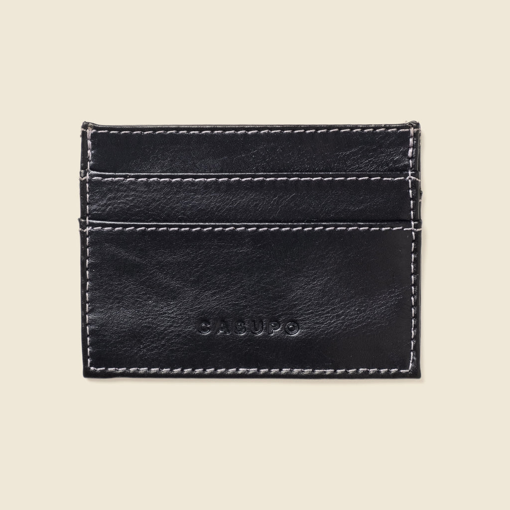 Slim Card Holder Wallet - Black