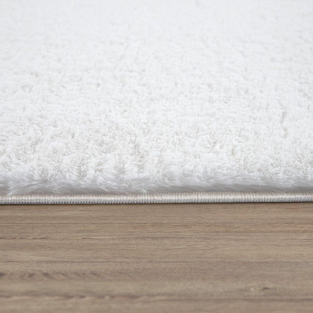 Snow White Shag Rug Thick Super Soft & Cozy, Washable
