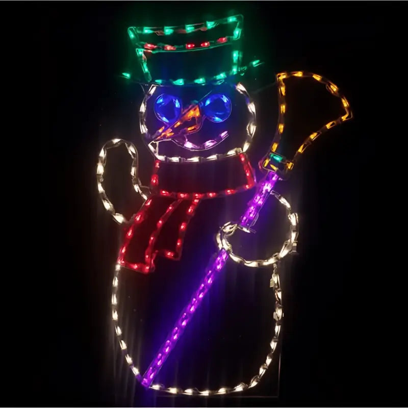 Snowman with Broom
