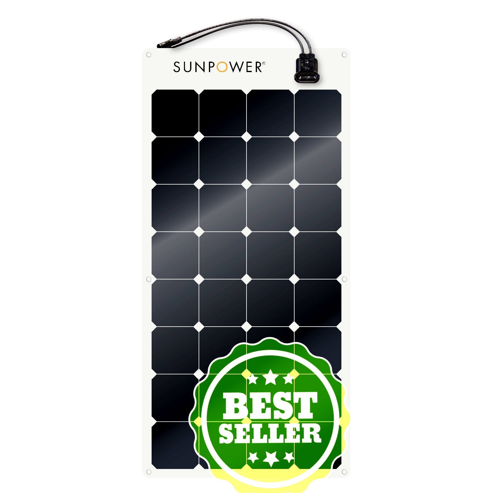 Sunpower 100W Flexible Solar Panel with Maxeon Technology cells ...