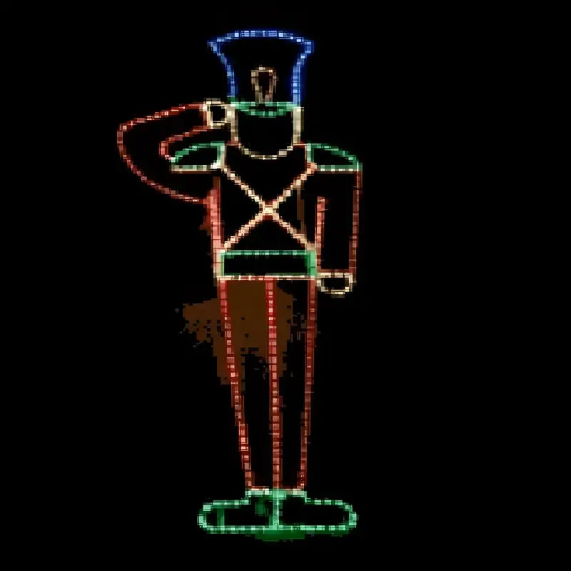 Soldier Saluting Animated Large