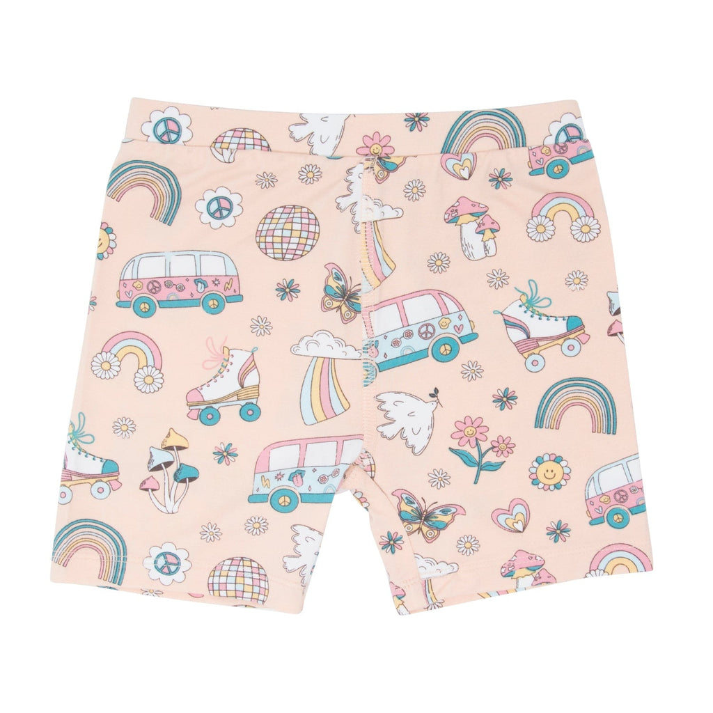 Retro Roller Skates Summer Pajama Set