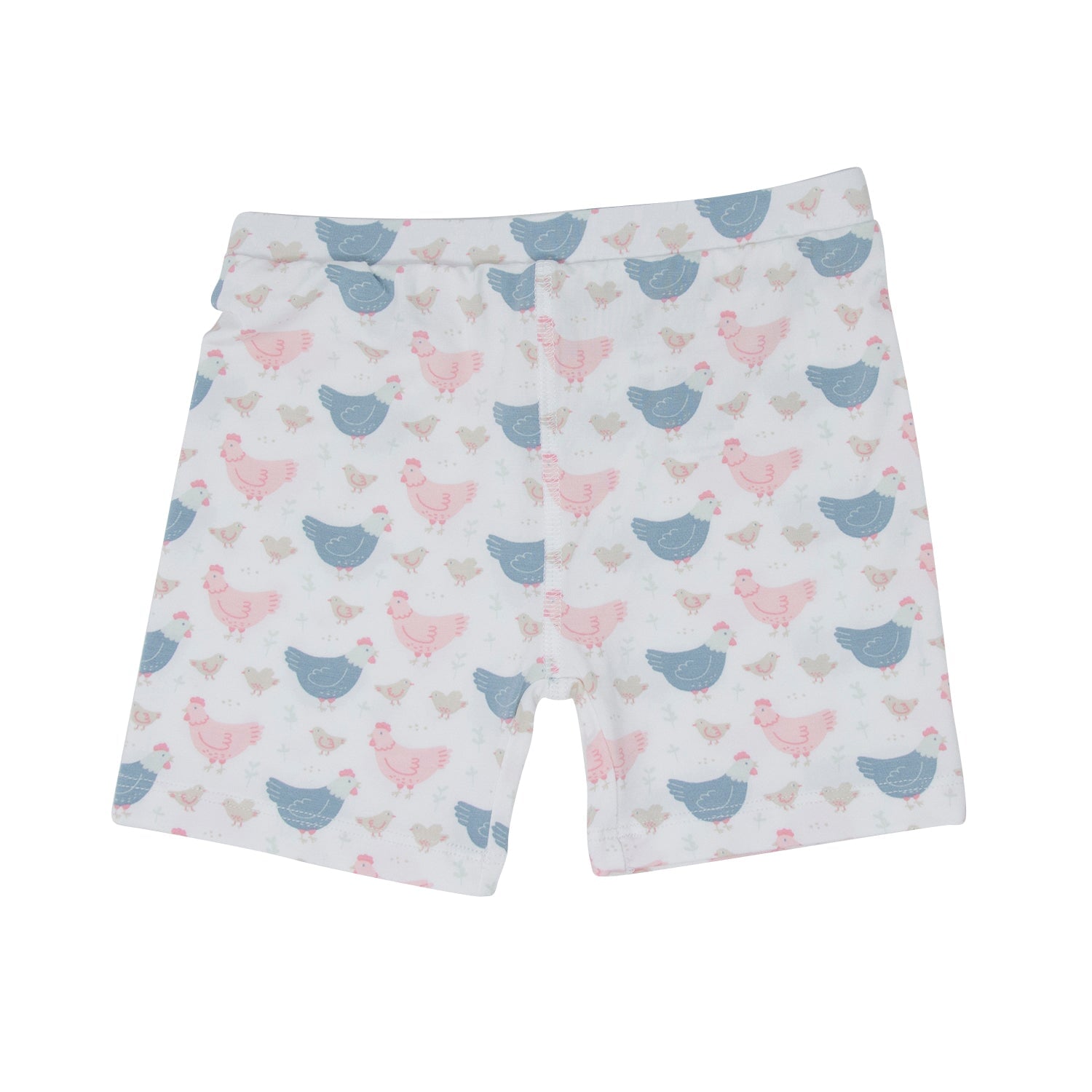 Pink Farm Hens Bamboo Summer Pajama Set