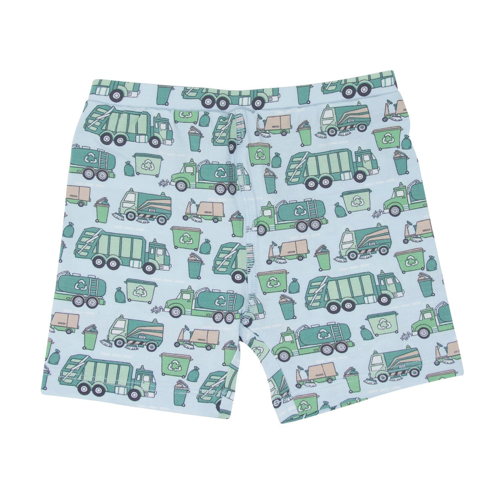 Garbage Trucks Recycle Summer Pajama Set