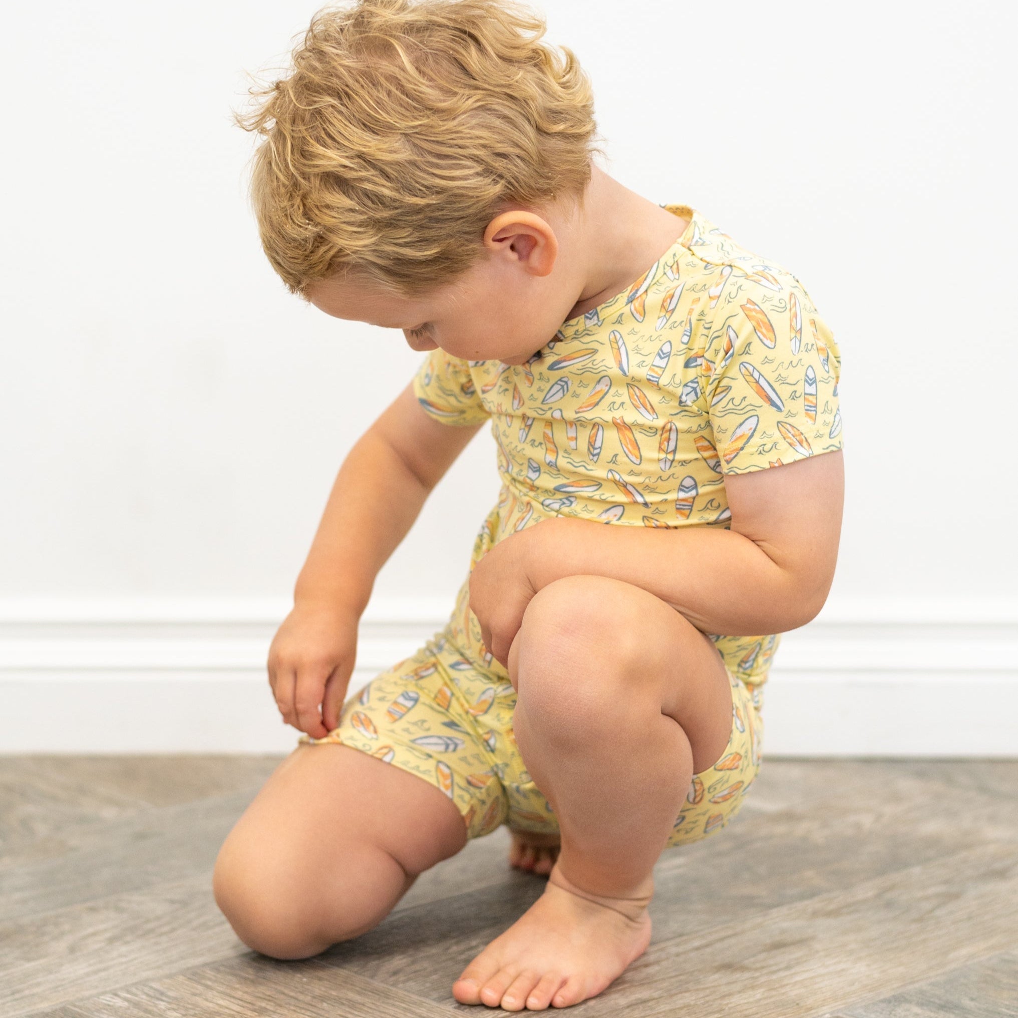 Surfboard Waves Summer Pajama Set