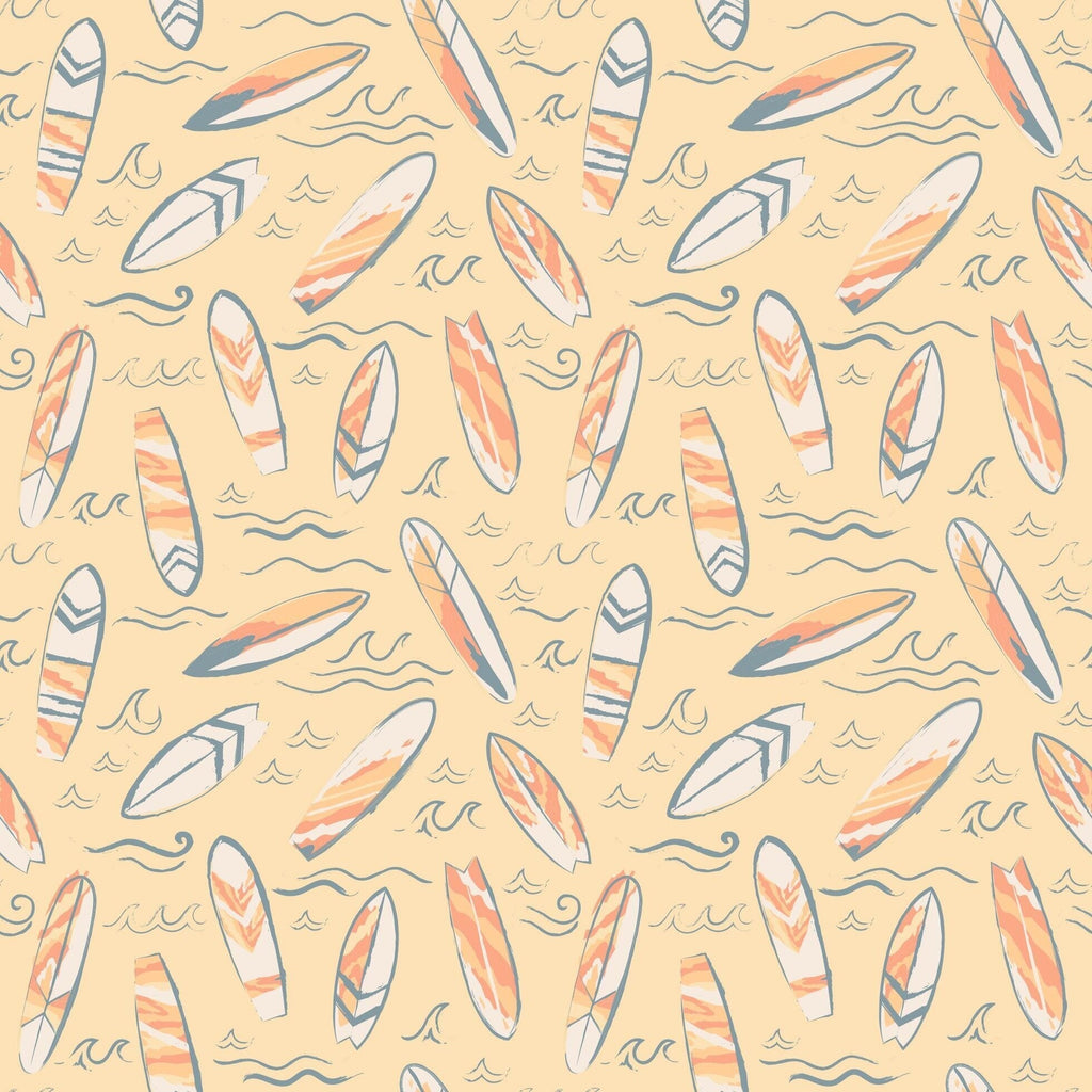 Surfboard Waves Summer Pajama Set