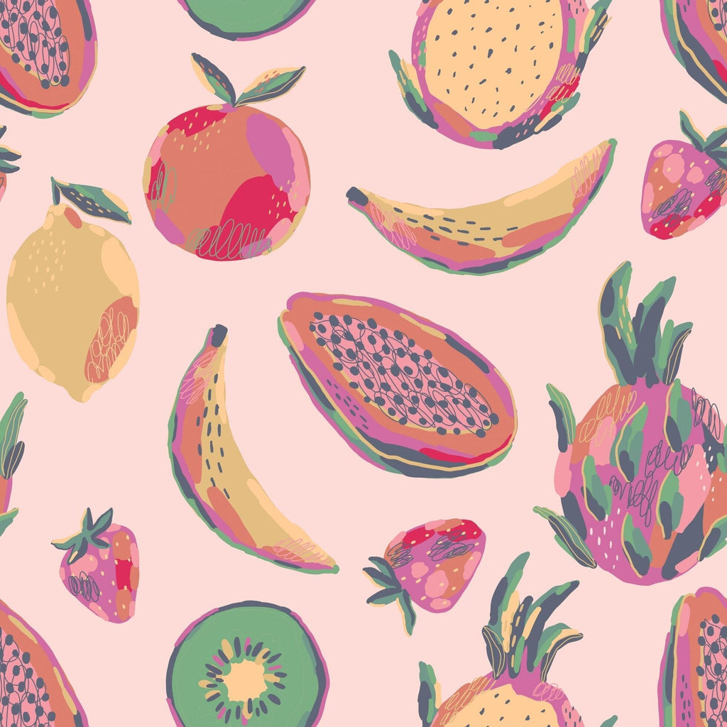 Tropical Fruit Summer Pajama Set