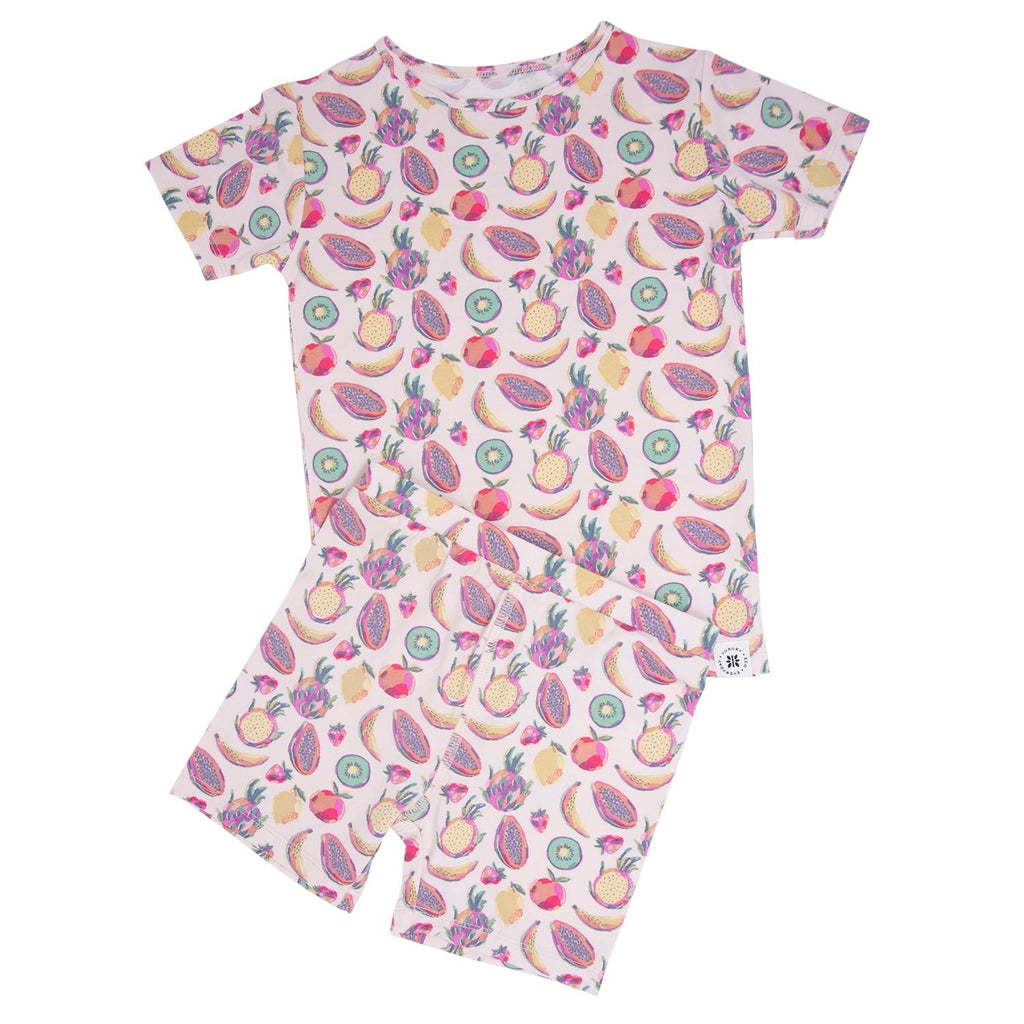 Tropical Fruit Summer Pajama Set