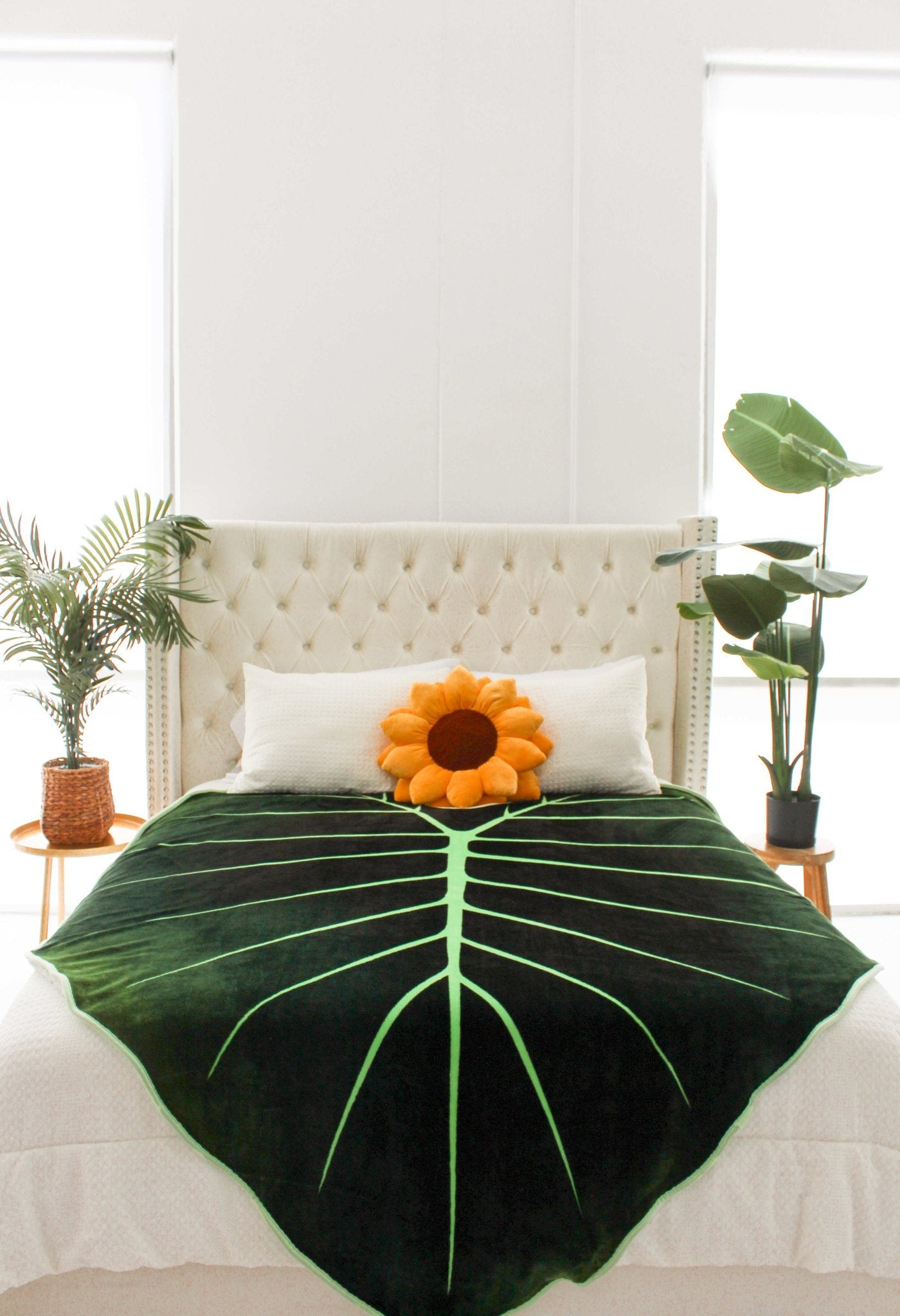 Sunflower Pillow - Golden Yellow