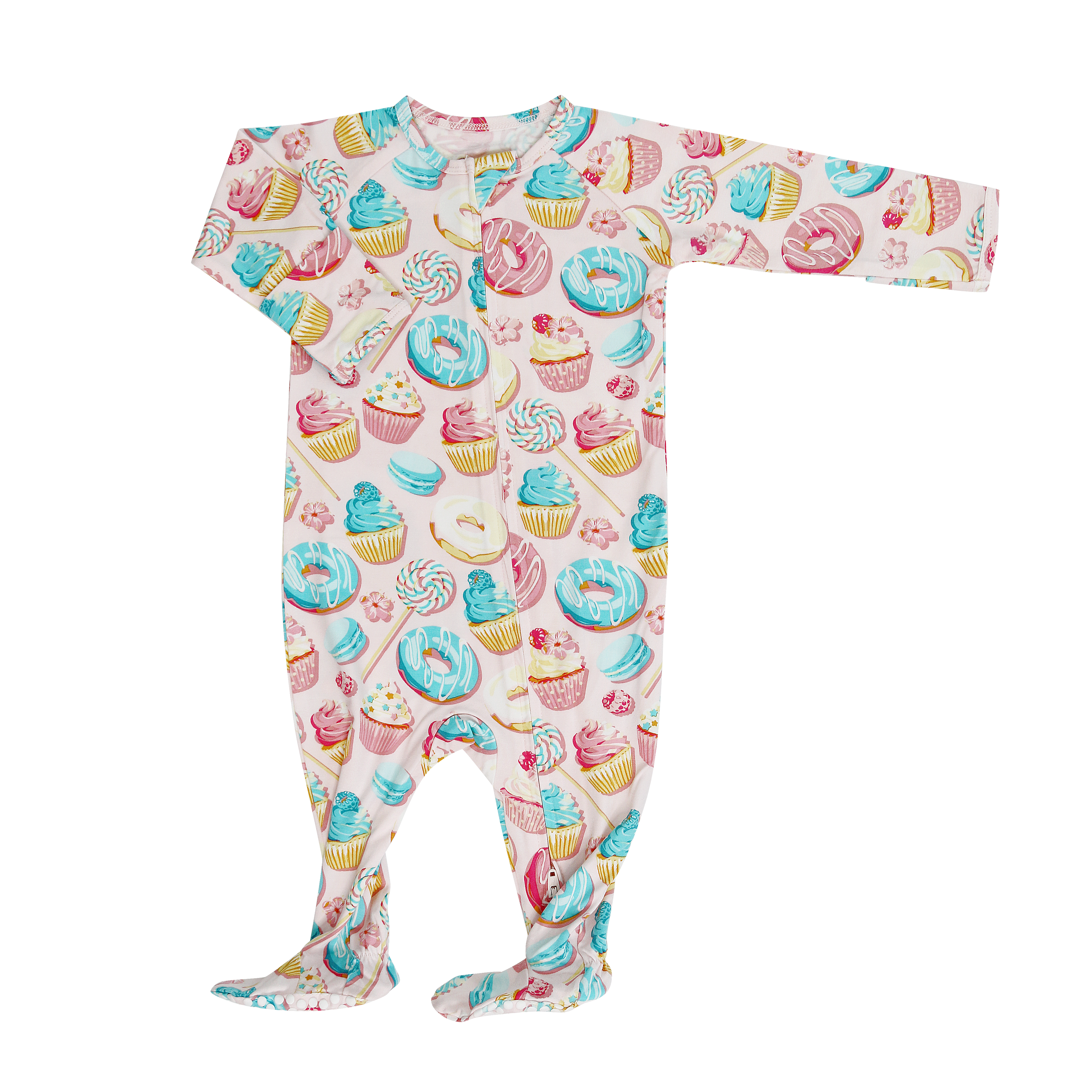 Sweet Tooth Zipper Footie