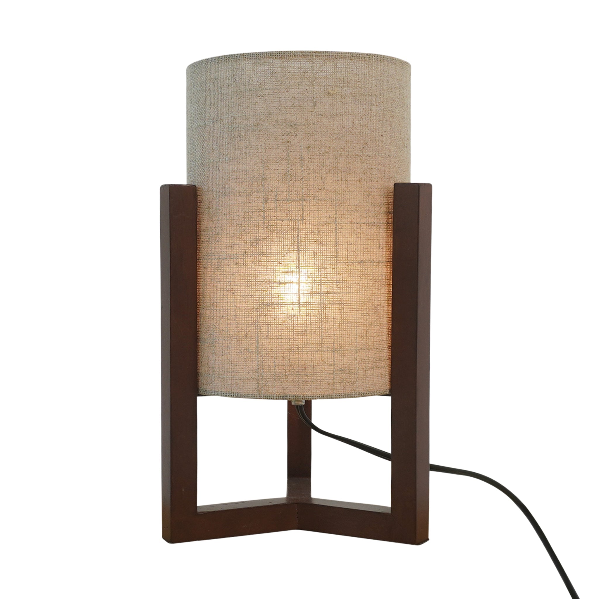 Sylva Table Lamp With Grey Shade – Luxury Lighting – Curated by SHOPLO