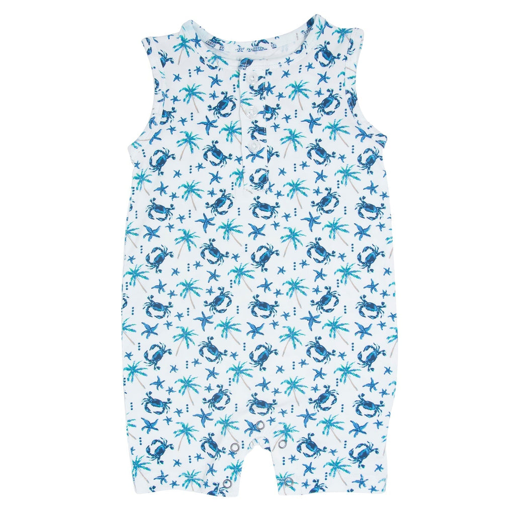 Blue Crabs Tank Romper