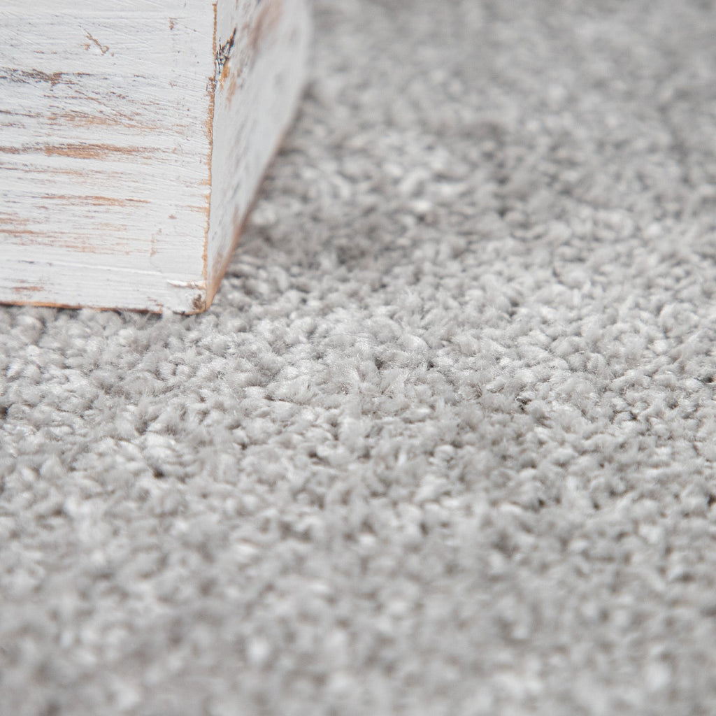 Solid Flatweave Rug Porto for Living Room - Silver