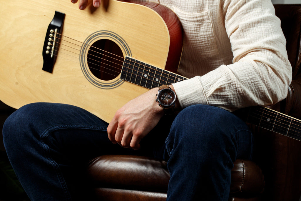 Brown Retro Chronograph