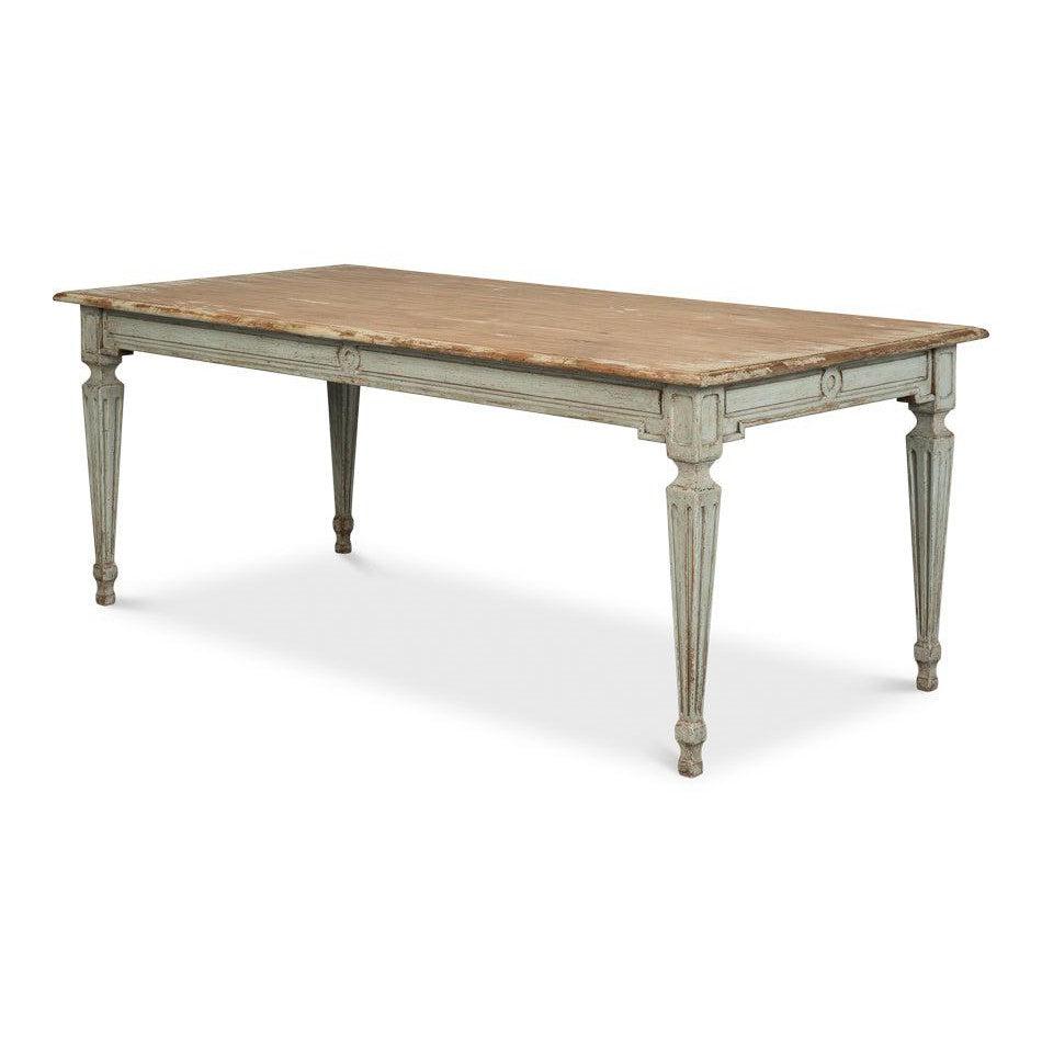 The Elise Dining Table, Sage