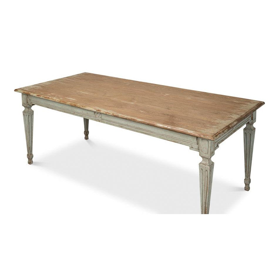 The Elise Dining Table, Sage