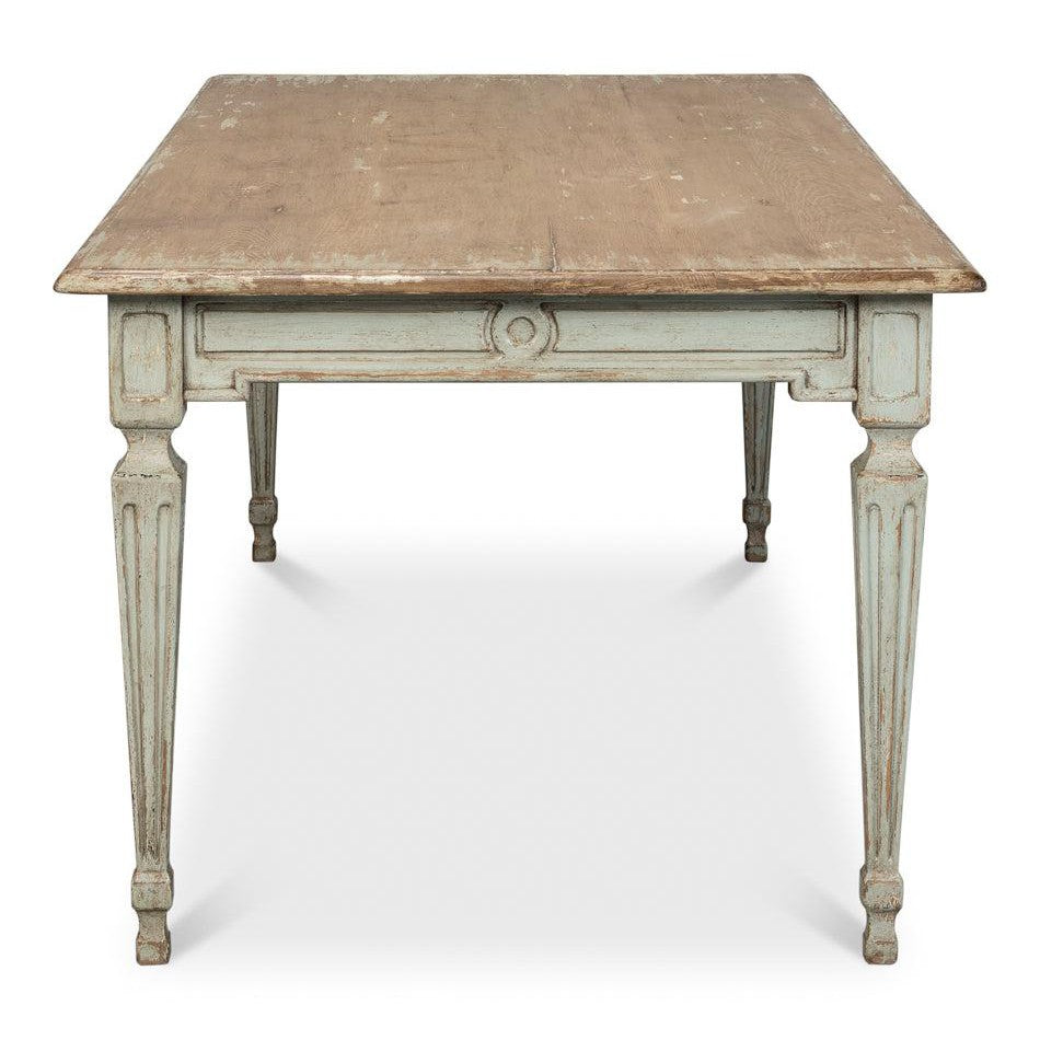 The Elise Dining Table, Sage