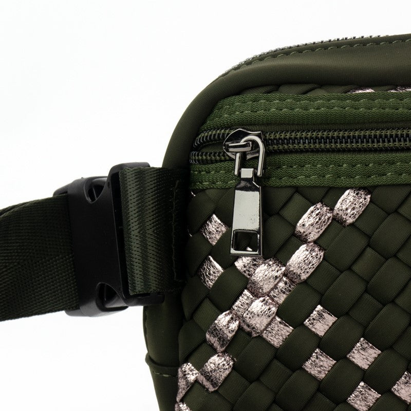 The Ella | Woven Neoprene Belt Bag