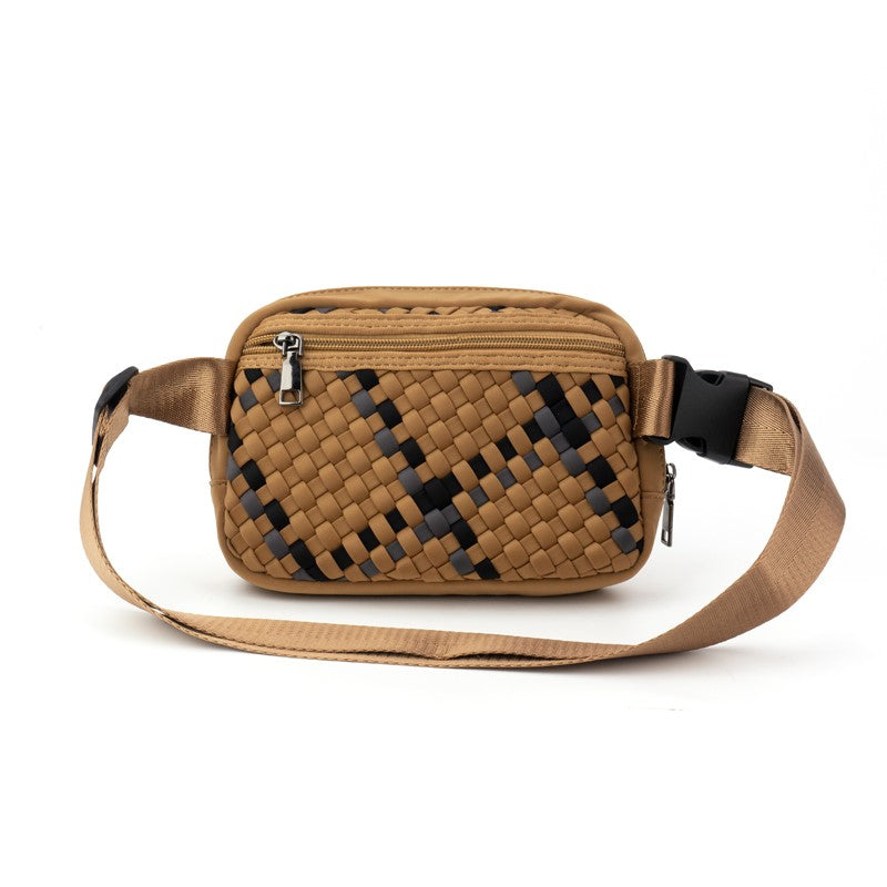 The Ella | Woven Neoprene Belt Bag
