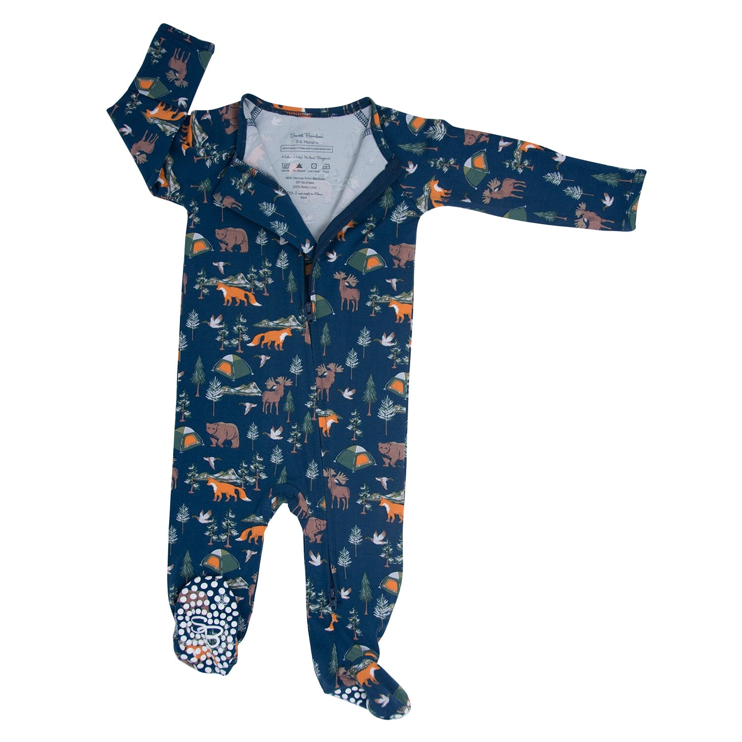 True Grit Zipper Footie