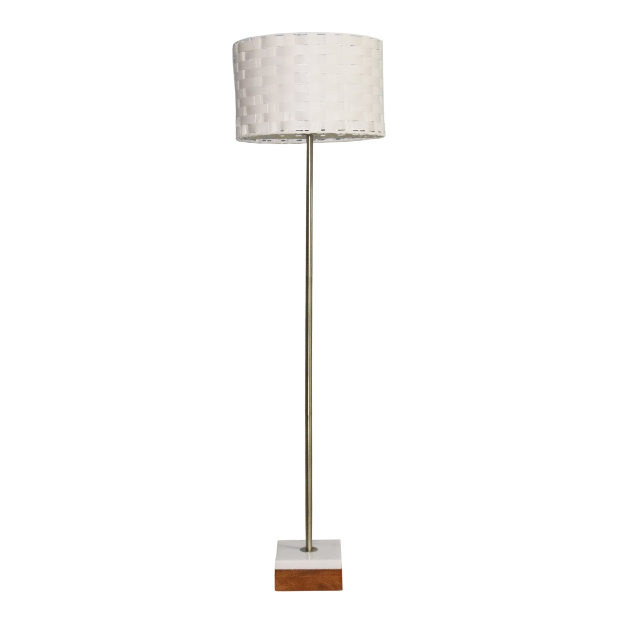 Viora Marble Base Floor Lamp - Dark Brown and White – Luxury Lighting 