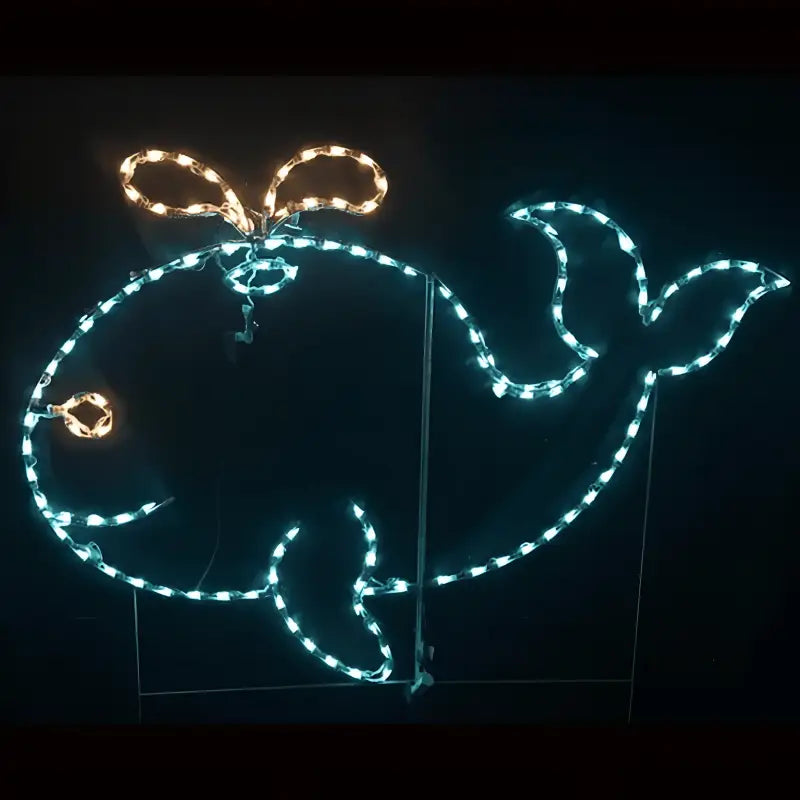 Whale with Animated Water