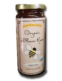 Suzannes Organic Wildflower Honey -16 oz